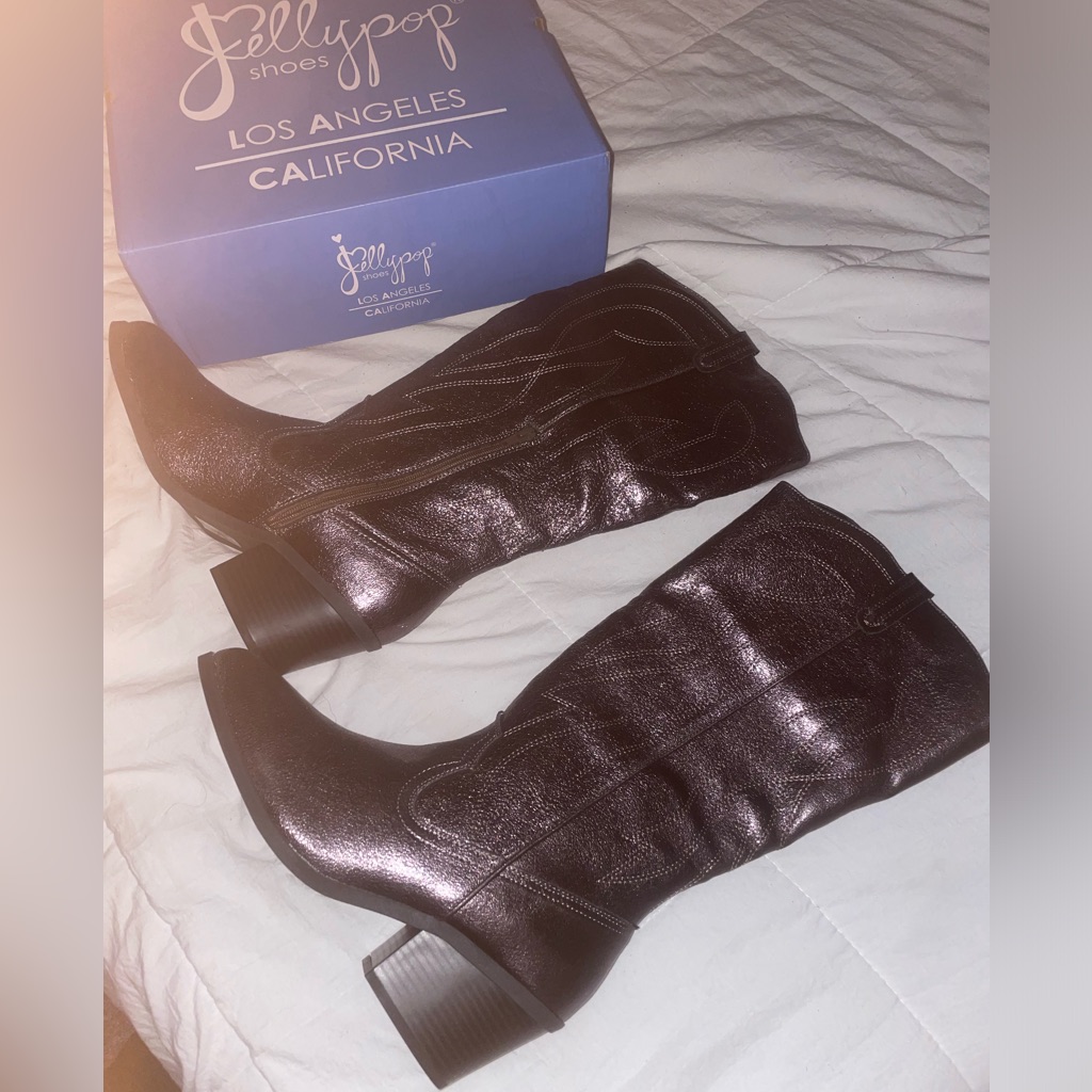 Women's Metallic Country Western Festival Boots | 11